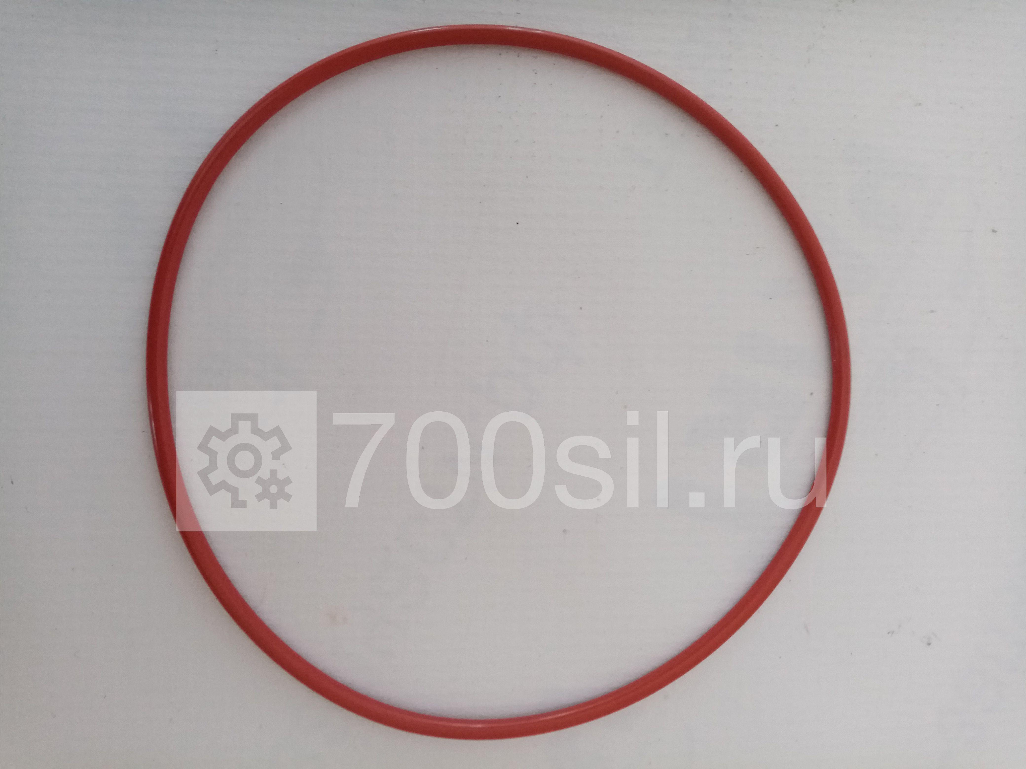 Кольцо уплотнительное водяного насоса (красное,оригинал РТИ) нижнее ЯМЗ-650.651